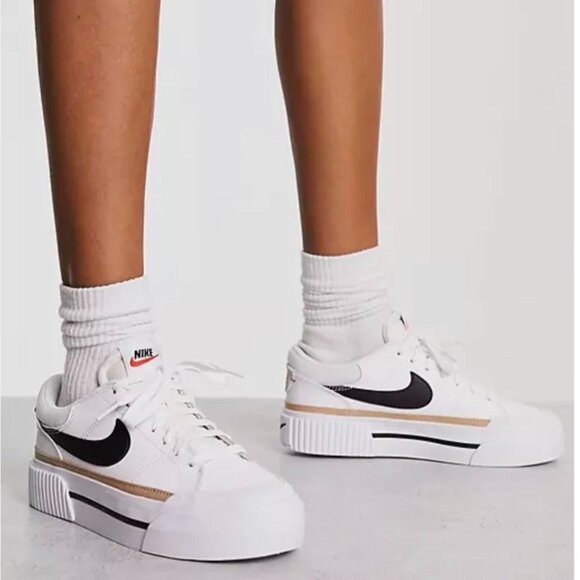 Nike Court Legacy Lift platform Shoes - Picture 5 of 15